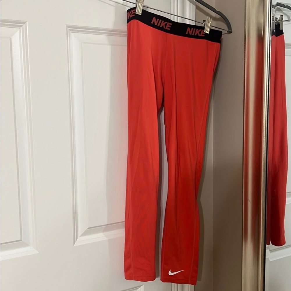 bright coral leggings